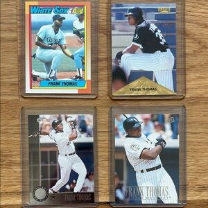 Set of 5 Frank Thomas Baseball Trading Cards